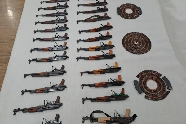 کشف و ضبط محموله سلاح قاچاق در شهرستان