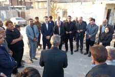 بازدید فرماندار شهرستان سرپل ذهاب از روستاهای کلاهمال و پیران بخش مرکزی در شهرستان