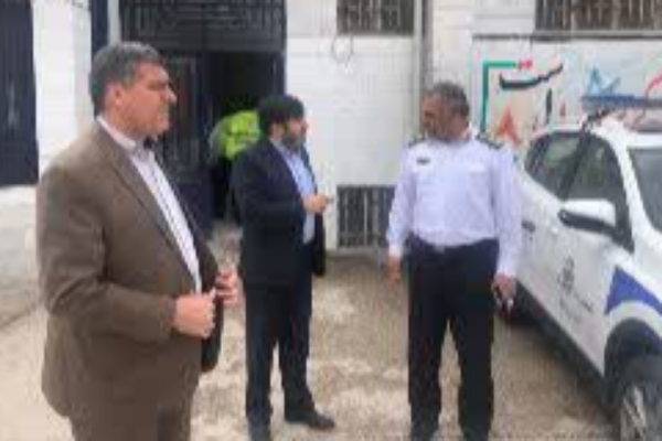 بازدید رئیس دادگستری سرپل‌ذهاب از پلیس راه شهرستان