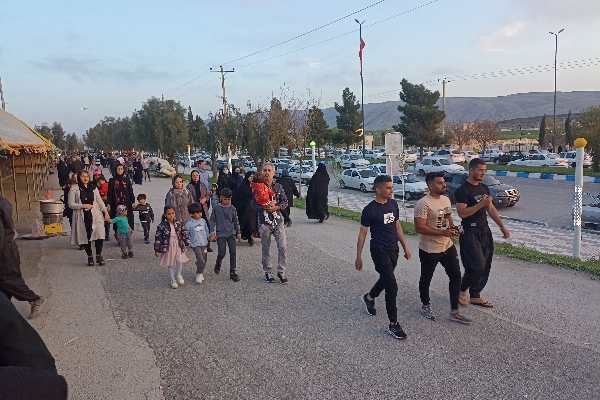 حضور چشمگیر مسافرین نوروزی در شهرستان سرپل ذهاب