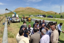 بازدید مسئولین از پروژه های گازرسانی به مناطق روستایی شهرستان