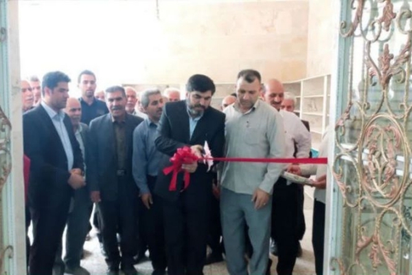 افتتاح دفتر صلح یاران روستای تپه عظیمه بخش قلعه شاهین در شهرستان سرپل ذهاب