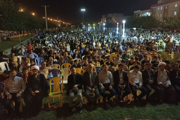 برگزار جشن میلاد امام رضا(ع) در سرپل ذهاب / سرپل‌ذهاب غرق در شادی و نور شد