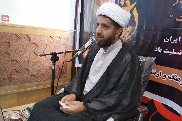 مراسم عزاداری و سوگواری سالگرد رحلت امام خمینی(ره) در جوار حرم احمدابن اسحاق(ره) در سرپلذهاب بر‌گزار شد