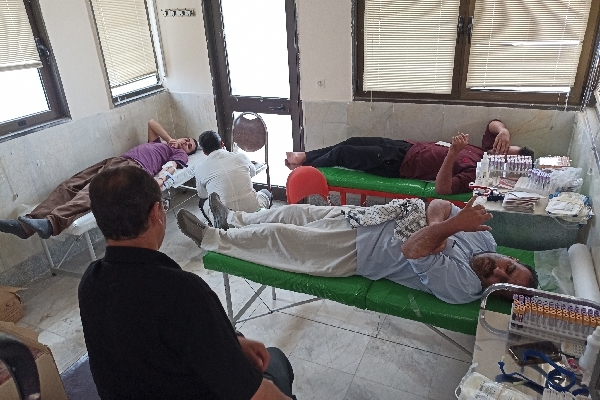 مرکز خونگیری در بیمارستان سرپل ذهاب آماده پذیرش مراجعه کنندگان است
