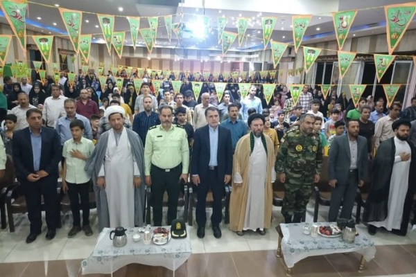 برگزاری مراسم جشن عید غدیر در پادگان ابوذر شهرستان سرپل ذهاب
