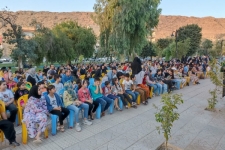 حضور تماشاخانه سیار کانون پرورش فکری در شهرستان سرپل ذهاب