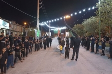 مراسم شب اول محرم در سرپل‌ذهاب برگزار شد