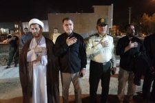 بازدید امام جمعه و اعضای شورای تامین شهرستان سرپل‌ذهاب از هیئات عزاداری