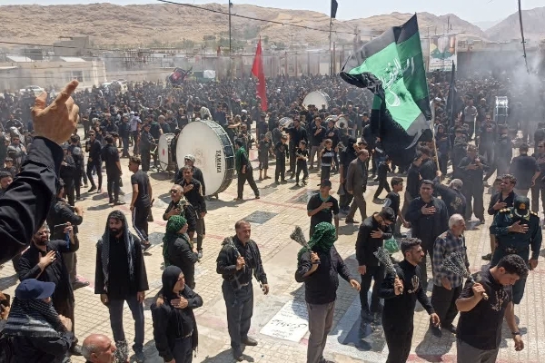 مراسم عزاداری عاشورای حسینی در شهرستان سرپل‌ذهاب برگزار شد