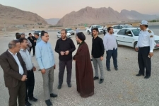 بازدید مسئولین شهرستان سرپل‌ذهاب از جانمایی موکب‌های اربعین حسینی در شهرستان