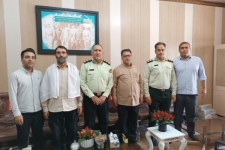 تجلیل فرماندهی انتظامی شهرستان از خبرنگاران