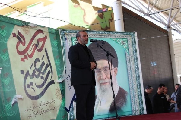 آیین افتتاح خدمات رسانی به زائران اربعین حسینی در مرز بین المللی خسروی برگزار شد