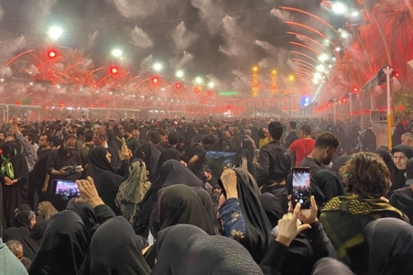 جمعیت بی‌سابقه زائران در کربلا یک هفته قبل از اربعین