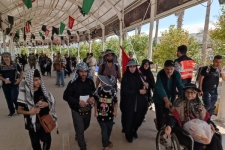 تردد روان زائران از مرز خسروی