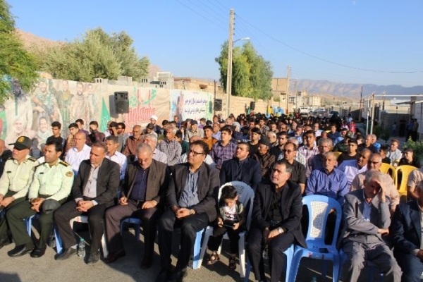 یادواره شهدای آبروی محله روستای آیینه در شهرستان سرپل ذهاب برگزار شد