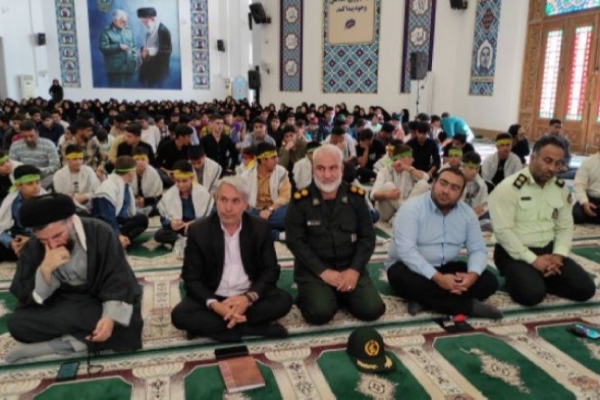 اجتماع بزرگ نوجوانان و جوانان نقش آفرین گام دوم انقلاب در سرپلذهاب برگزار شد