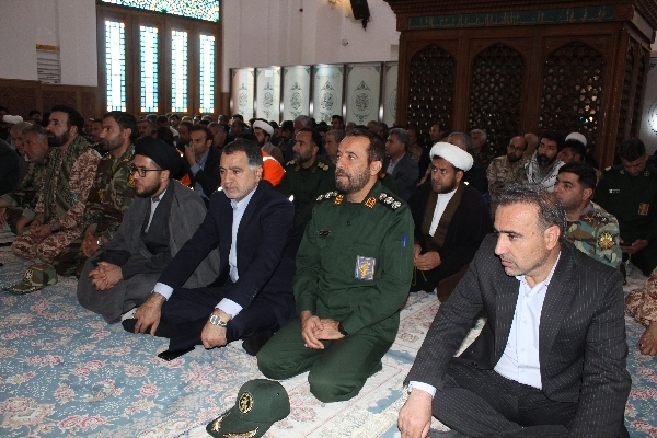 دیدار مسئولین و بسیجیان سرپلذهاب با امام جمعه موقت شهرستان