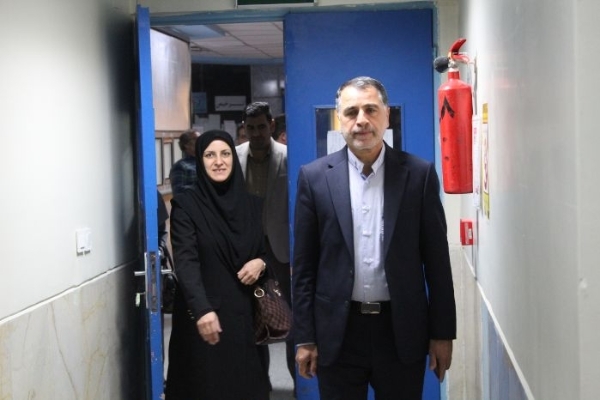 ديدار مديركل انتقال خون استان کرمانشاه با فرماندار شهرستان سرپل ذهاب