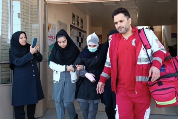 مانور سراسری زلزله در مدارس سرپل ذهاب