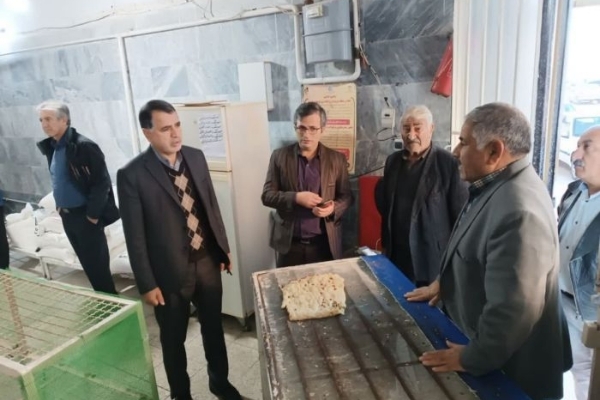 بازدید فرماندار و شورای آرد و نان سرپل ذهاب از خبازی‌های شهرستان