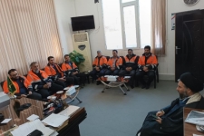 دیدار مدیر و پرسنل اداره راهداری سرپل‌ذهاب با امام جمعه شهرستان