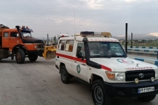 مانور آماده باش اکیپ و ماشین آلات عملیات راهداری زمستانی در شهرستان سرپل ذهاب