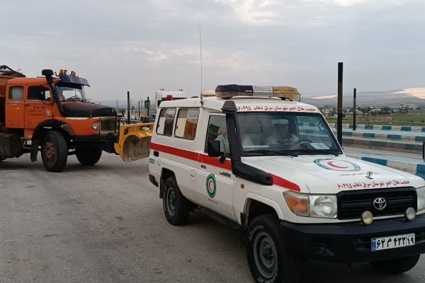 مانور آماده باش اکیپ و ماشین آلات عملیات راهداری زمستانی در شهرستان سرپل ذهاب