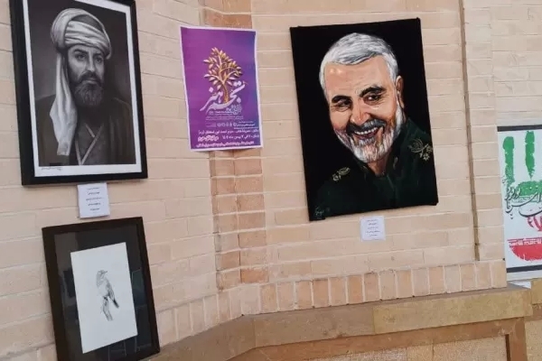 افتتاح نمایشگاه هنرهای تجسمی در سرپل‌ذهاب