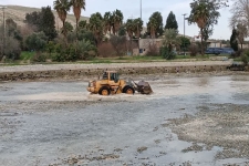 بازدید فرماندار سرپل‌ذهاب از انجام عملیات لایه‌روبی چشمه‌سرابگرم در شهرستان