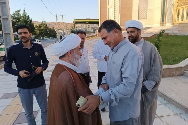 سفر یکروزه آیت الله امان‌اله نریمانی نماینده استان کرمانشاه در مجلس خبرگان رهبری به سرپل‌ذهاب