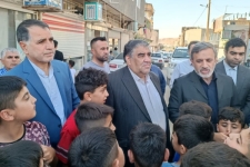 بازدید مسئولین از شهرک‌های الحاقی سرپل‌ذهاب