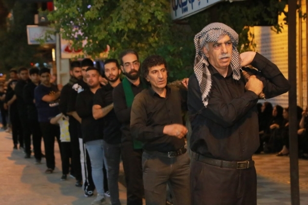 مراسم عزاداری شب ششم محرم در سرپلذهاب
