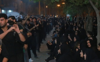 مراسم عزاداری شب هشتم محرم در سرپلذهاب