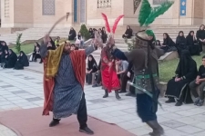 اجرای مراسم تعزیه خوانی در سرپل‌ذهاب