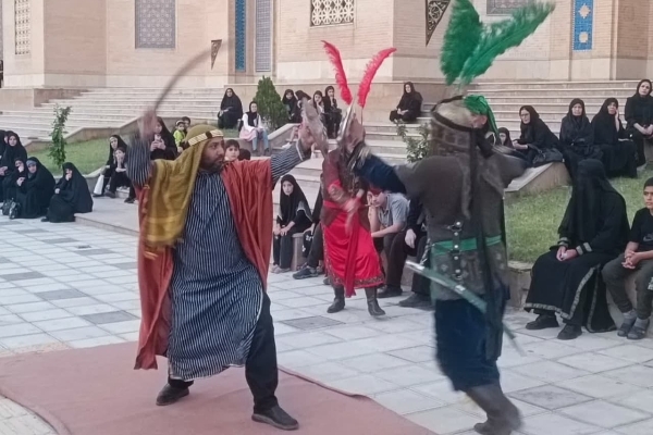 اجرای مراسم تعزیه خوانی در سرپل‌ذهاب