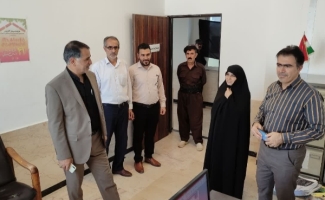 دیدار و گفتگو فرماندار شهرستان با رئیس و پرسنل بهزیستی سرپل‌ذهاب