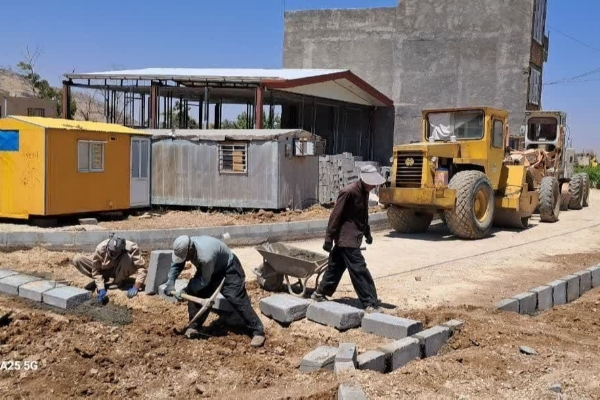 آغاز عملیات اجرایی طرح هادی روستای حبیبوند بخش مرکزی شهرستان