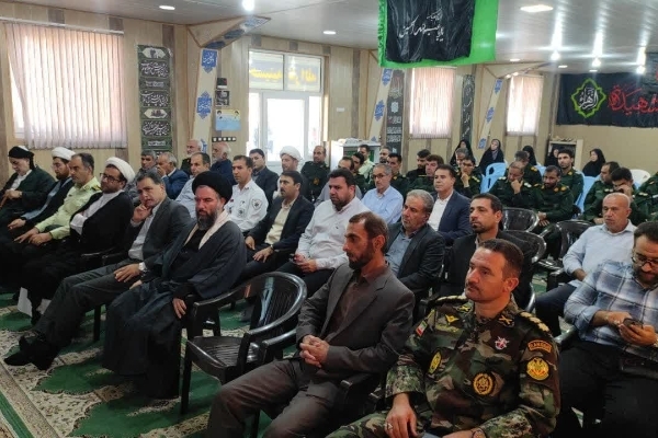 مراسم تجلیل از خادمین عملیات بازی دراز در شهرستان سرپل‌ذهاب