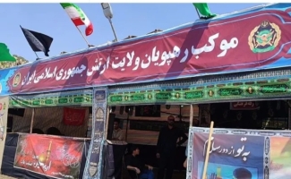 خدمت‌رسانی موکب رهپویان ولایت ارتش به زوار
