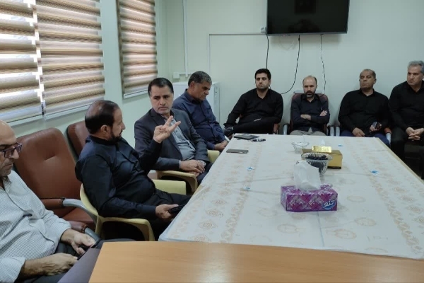 بازدید مدیریت تجهیزات پزشکی ، دارویی و تدارکات وزارت نفت از فاز دوم بیمارستان شهدای سرپل‌ذهاب