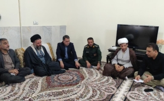 دیدار امام جمعه و فرماندار با خانواده معظم شهدای شهرستان