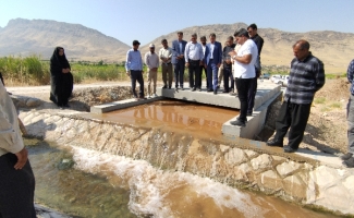 عملیات اجرایی آب‌گیری پمپاژ آب در سرپل‌ذهاب