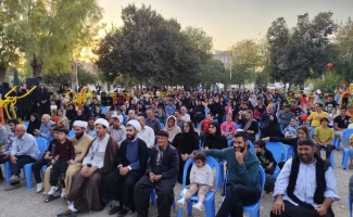 برگزاری مراسم جشن هفته وحدت و میلاد پیامبر مهر و رحمت (ص) و امام جعفر صادق (ع) در پارک شاهد سرپل‌ذهاب