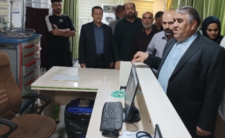 بازدید شبانه نماینده مردم در مجلس شورای اسلامی از بیمارستان شهدای سرپل ذهاب