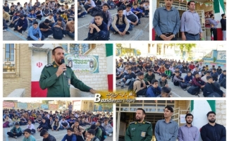 حضور راویان دفاع مقدس در مدارس شهرستان و ذکر خاطره گویی