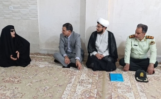 دیدار مسئولین سرپل‌ذهاب با خانواده معظم شهدای انتظامی شهرستان