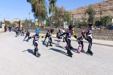 برگزاری مسابقات اسکیت سرعت به مناسب هفته تربیت بدنی در سرپل ذهاب