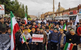 اعلام انزجار مردم سرپل‌ذهاب از استکبار جهانی در راهپیمایی یوم الله 13 آبان