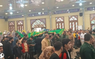 برگزاری مراسم چهلم شهید نصرالله در کرمانشاه